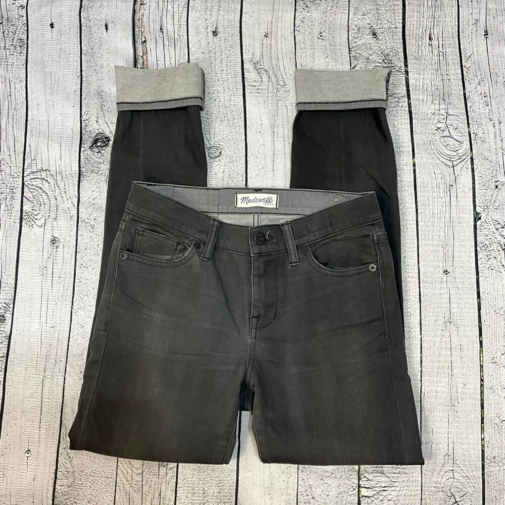 MADEWELL Skinny Jeans Charcoal Gray 26
